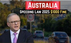 Australia’s Tough Speeding Law 2025 – $1,000 Fine & Licence Loss for 45km/h Over Limit