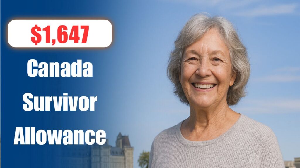 $1,647.34 Canada Survivor Allowance 2025