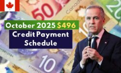 $496 GST/HST Credit in Canada for October 2025 – Full Payment Schedule & Who Qualifies