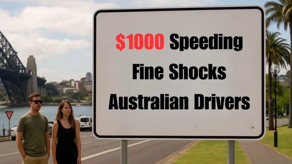 Australia Speeding Fine Warning