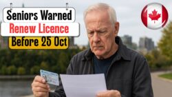 Canada Driving Law Update Before 25 Oct 2025 – Seniors Warned to Renew Licence Early or Face Suspension