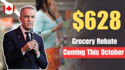 $628 Canada Grocery Rebate October 2025 – CRA Confirms New Payment Schedule & Eligibility Update