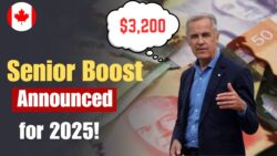 $3,200 Senior Payment 2025 – Canada Announces New Pension Top-Up for Eligible Retirees