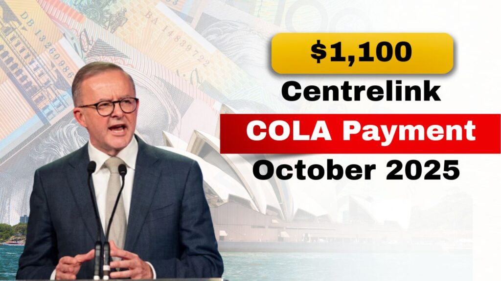 Centrelink COLA Payment October 2025
