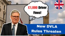 DVLA Announces 3 Strict Driving Rules from October 2025 – £1,000 Fines Await UK Drivers
