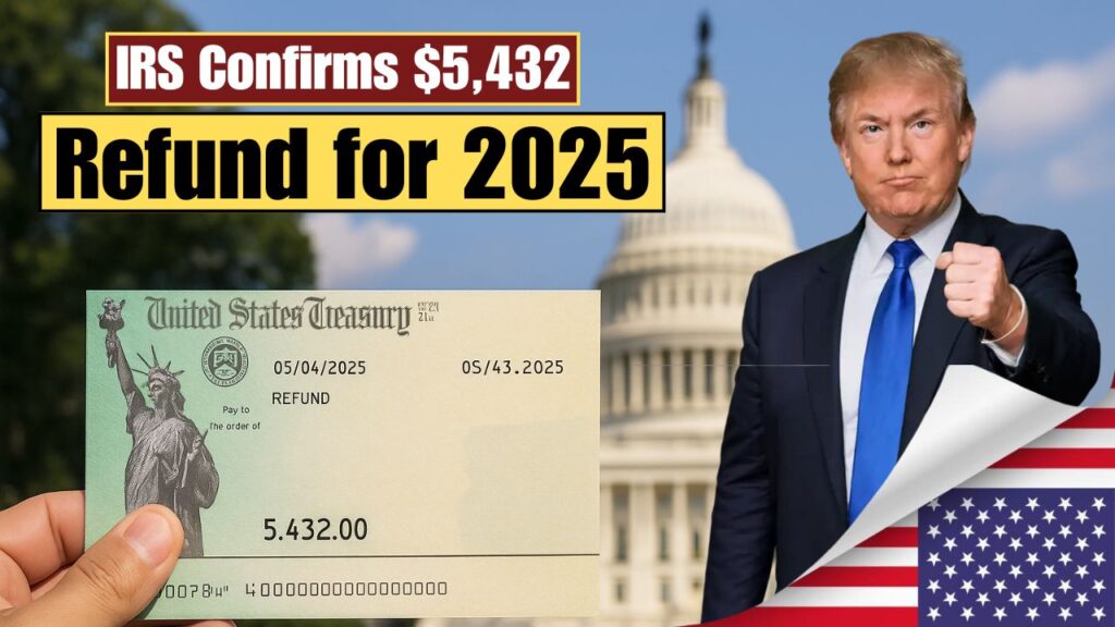 IRS Confirms $5,432 Refund 2025