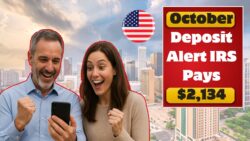 IRS Direct Deposit Alert – $2,134 Payments Landing in October 2025, Check Your Bank Now