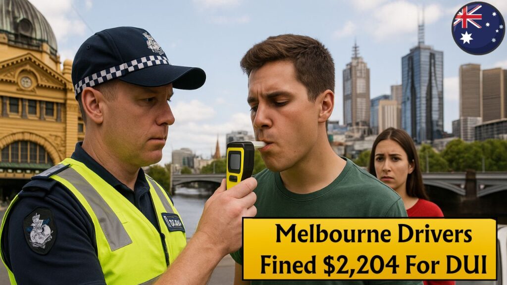 Melbourne Drunk Driving Fine 2025