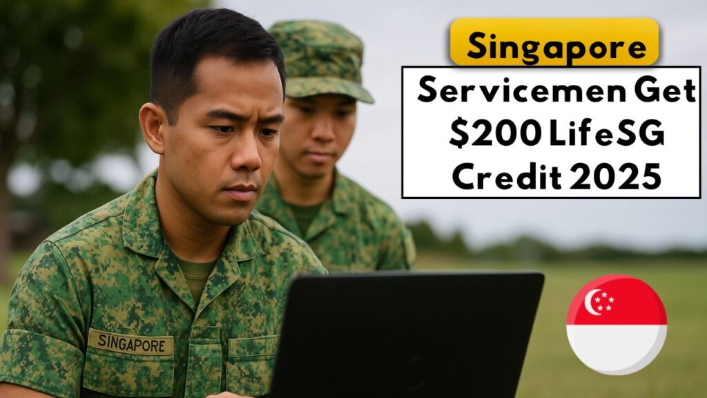 Singapore Servicemen LifeSG Credits 2025