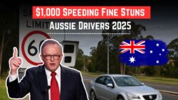 $1,000 Speeding Fine Confirmed for Aussie Drivers – Licence Loss for 45 km/h Over Limit Starts 2025