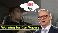 Vaping in Cars – New 2025 Laws Could Cost You $800 Fine in Australia